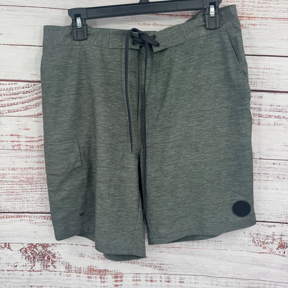 Mountain Khakis Classic Fit Mens Gray Swim Trunks Casual Shorts‎